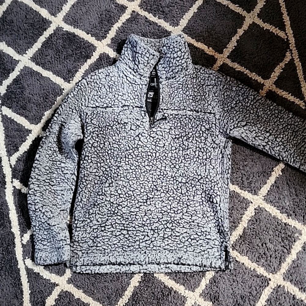 Girls sherpa pullover sweater!